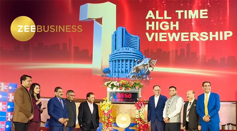 Zee Business Hits Milestone: Dominates Business News with 77.4% Viewership Market Share