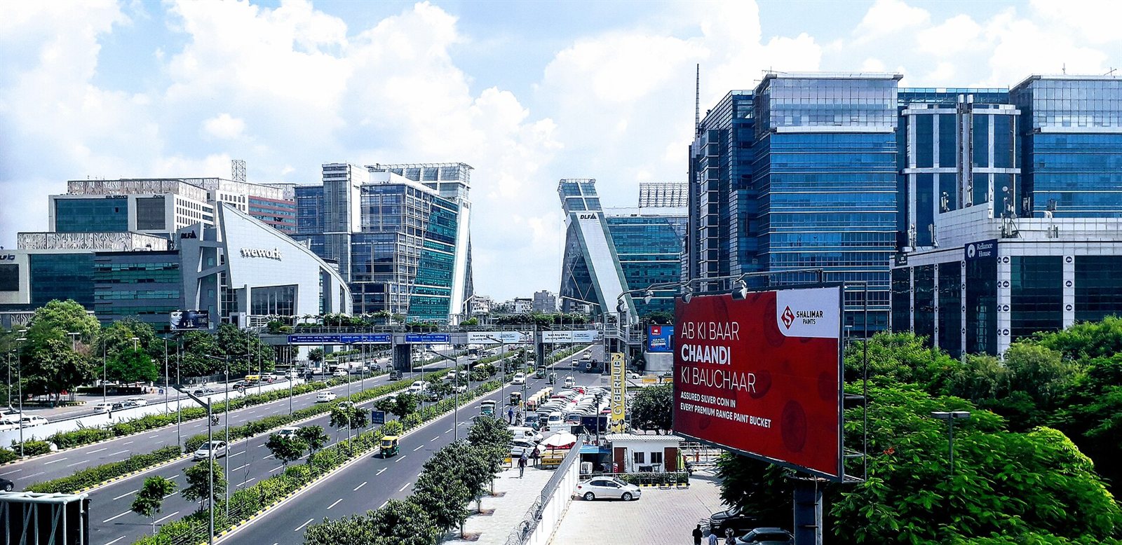 Office towers in Cyber City, Gurugram
